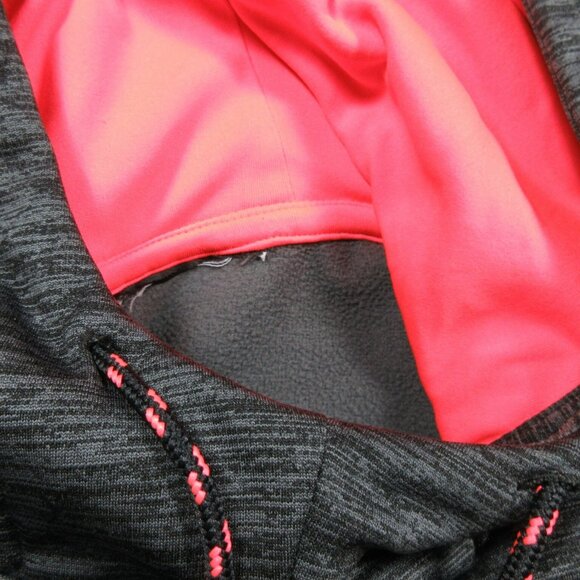 Under Armour mens heathered gray an black ColdGear Twist lined hoodie M EUC - Picture 5 of 7